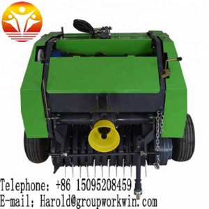 Manufacturer CE hydraulic small round hay baler with factory price