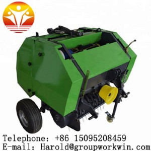 Manufacturer CE hydraulic small round hay baler with factory price