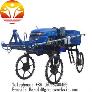 China Wholesale Gasoline engine self-propelled wind-driven sprayer