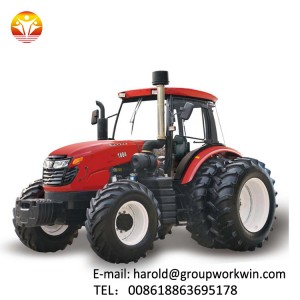 High power 4wd 110 HP farm tractor with AC cabin